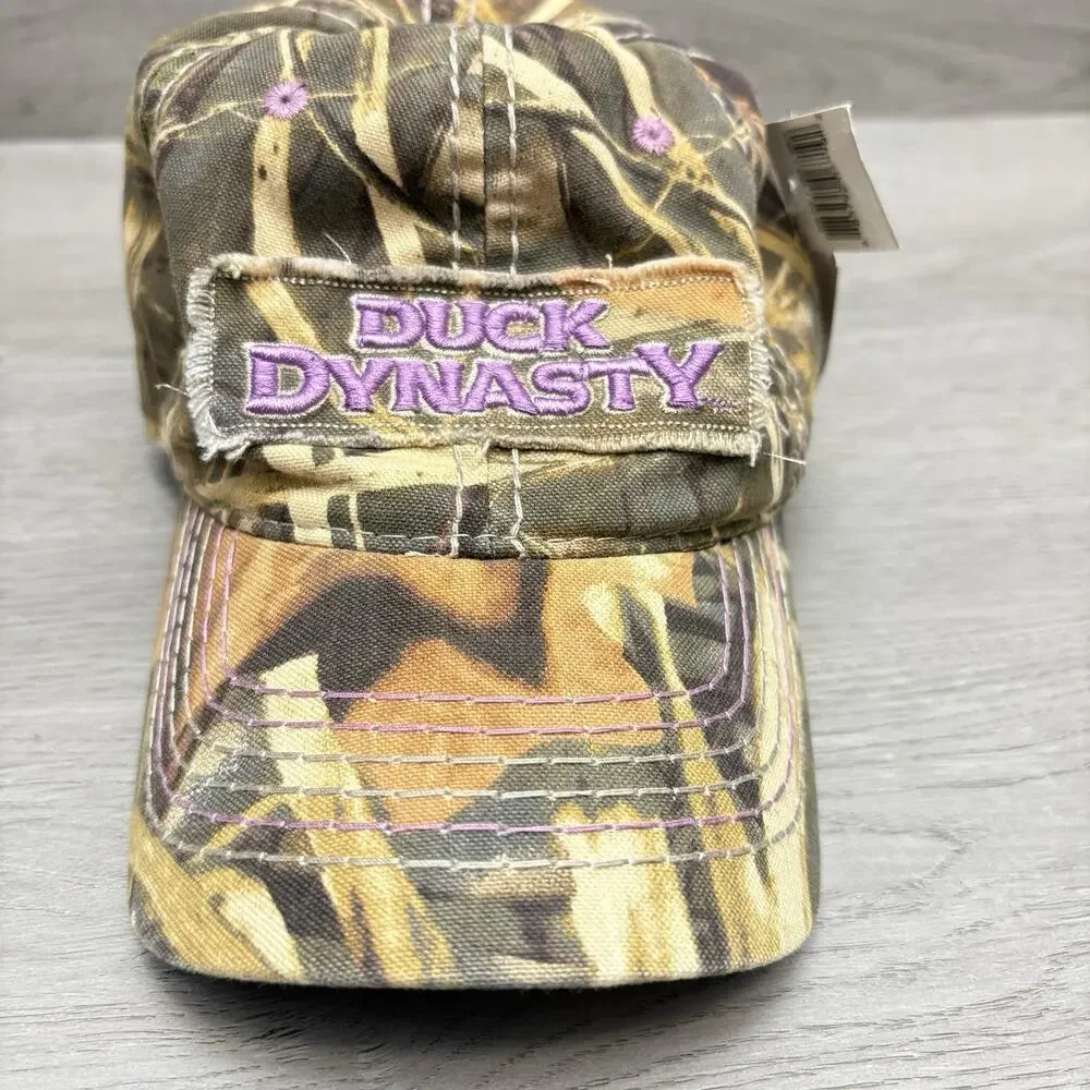 A&E Duck Dynasty Realtree Hat Ladies Green Camouflage Baseball Cap NEW One Size